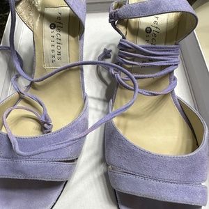 Suede sandals